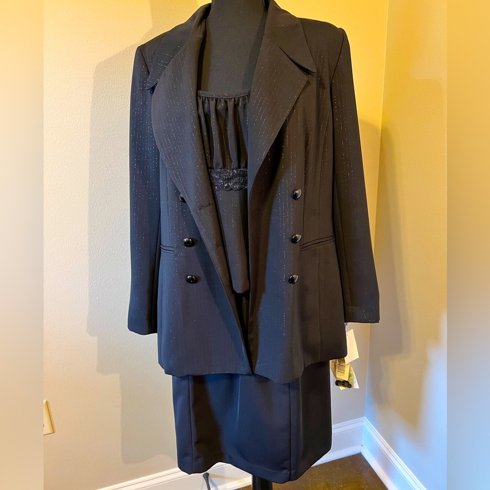 Mark Edwards Dressy 3-pc Skirt Suit (New)